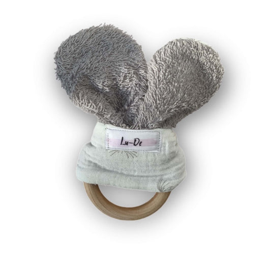 Lu-De Bijtring pluisje grijs